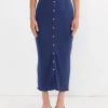 Drip Skirt in Mez Blue