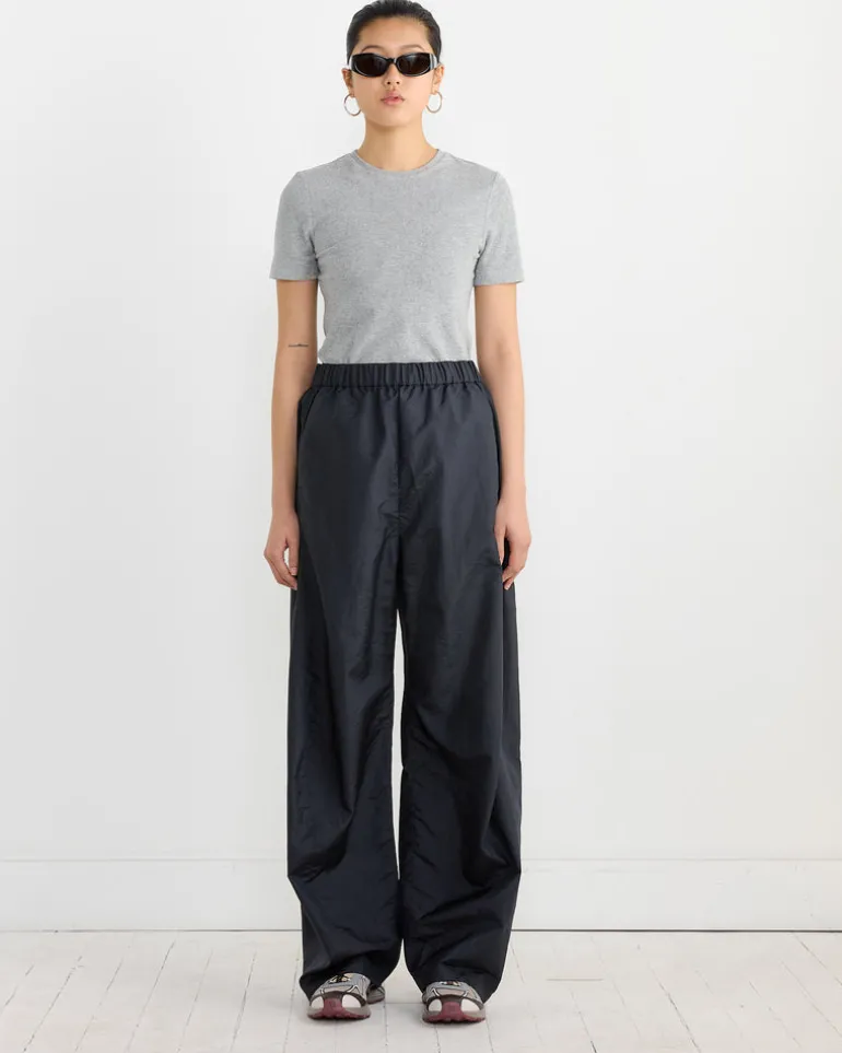 Dry Loop Terry Baby Tee in Heather Grey