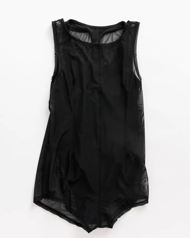 Dual Vanua Swimsuit in Net Black