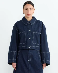 Dusk Denim Jacket in Navy