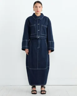 Dusk Denim Jacket in Navy
