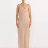 Dydine Dress in Still Brown