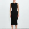Esme Midi Dress in Black