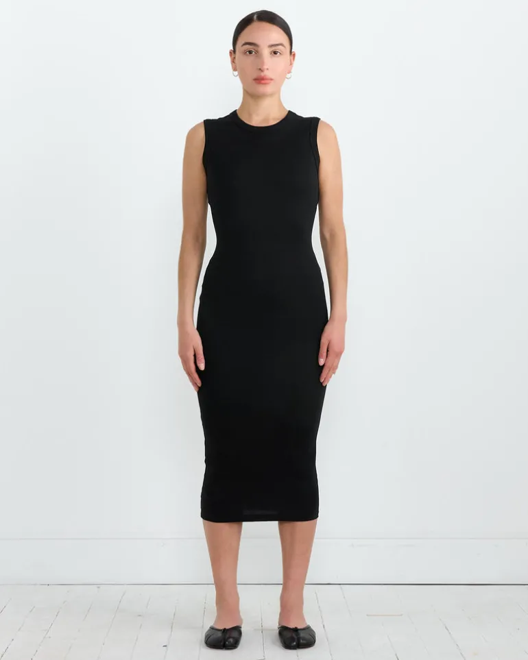 Esme Midi Dress in Black