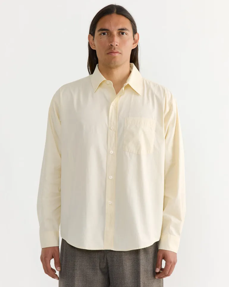 Executive Shirt in Faded Yellow