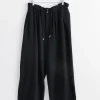 French Terry Circular Pant in Black