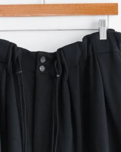 French Terry Circular Pant in Black