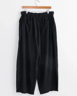 French Terry Circular Pant in Black