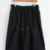 French Terry Circular Short Pant in Black