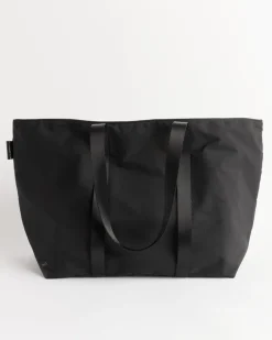 Gabardine Tote in Black