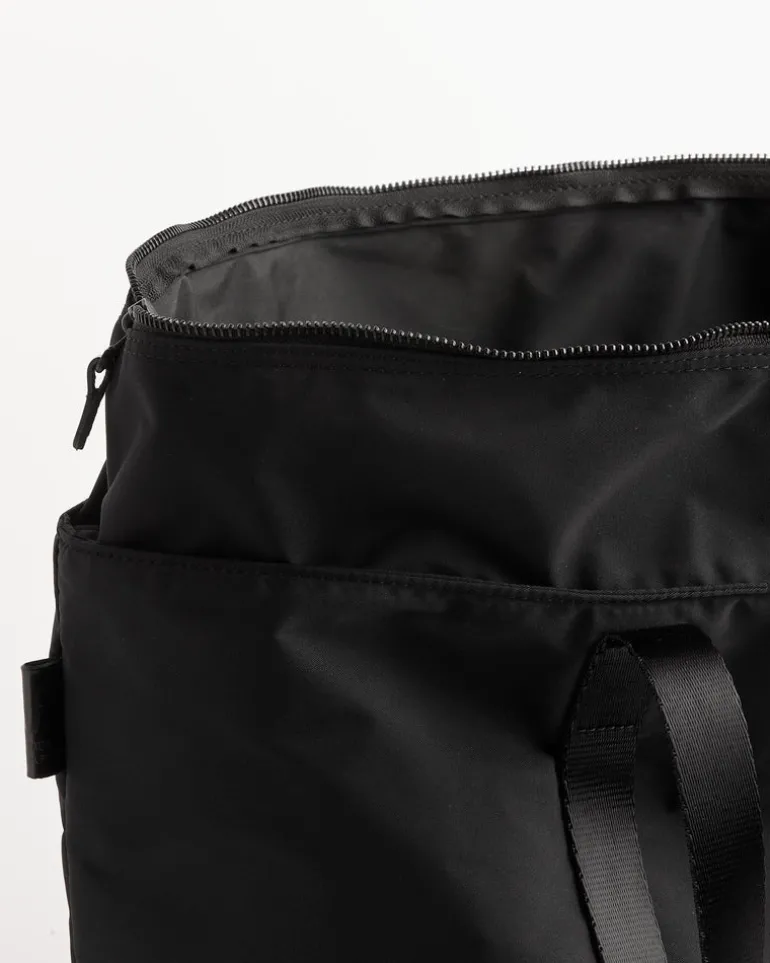 Gabardine Tote in Black