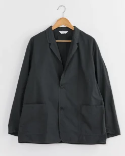 Garment Dye 2B Jacket in Green Charcoal