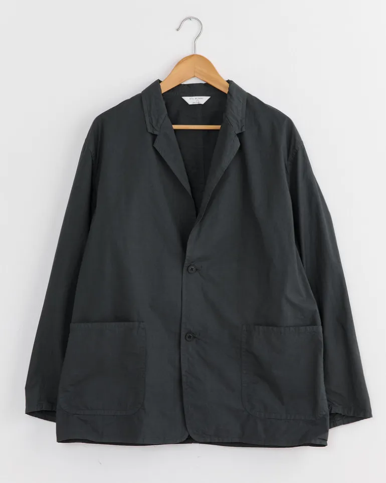 Garment Dye 2B Jacket in Green Charcoal