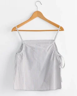 Gathered Top in Seas Stripe