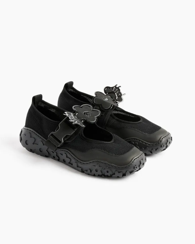 Gitte Floral Appliqué Mary Jane Sneaker