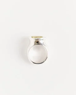 Grand Ring in Sterling Silver/Lemon Topaz