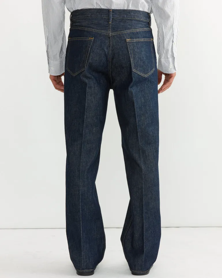 Hard Twist Denim Pant in Indigo
