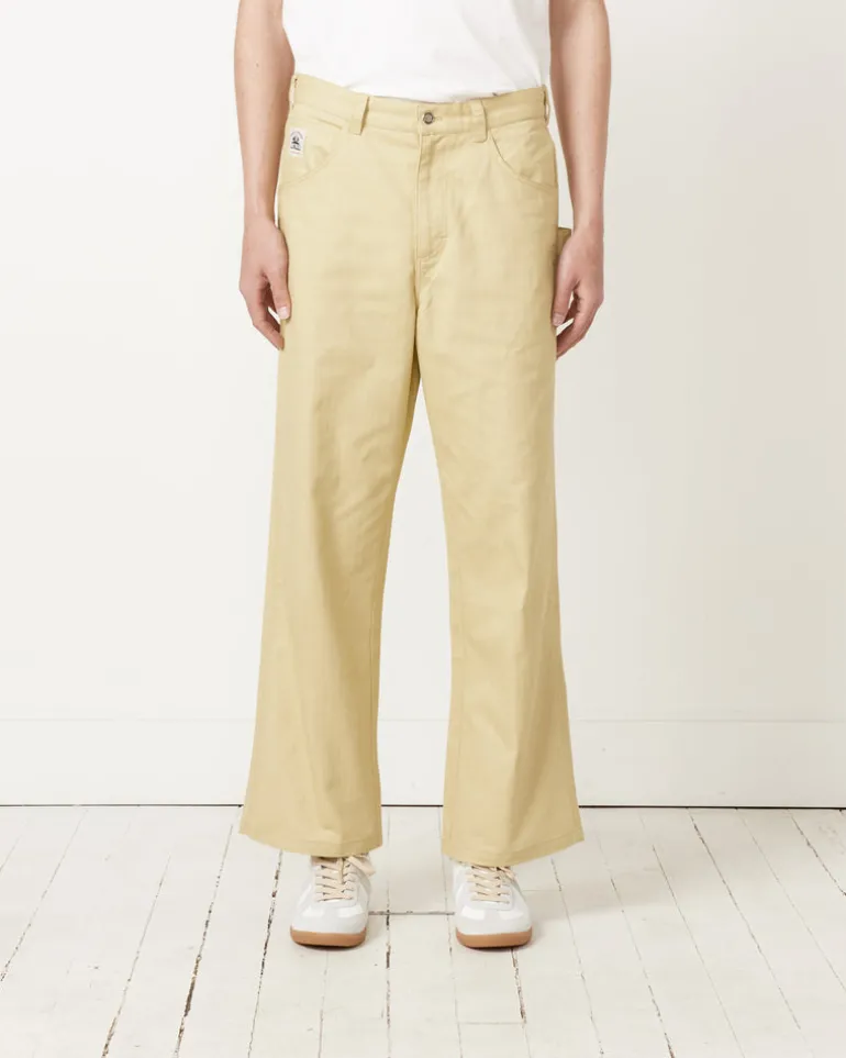 Herringbone Knolly Brook Trouser in Green