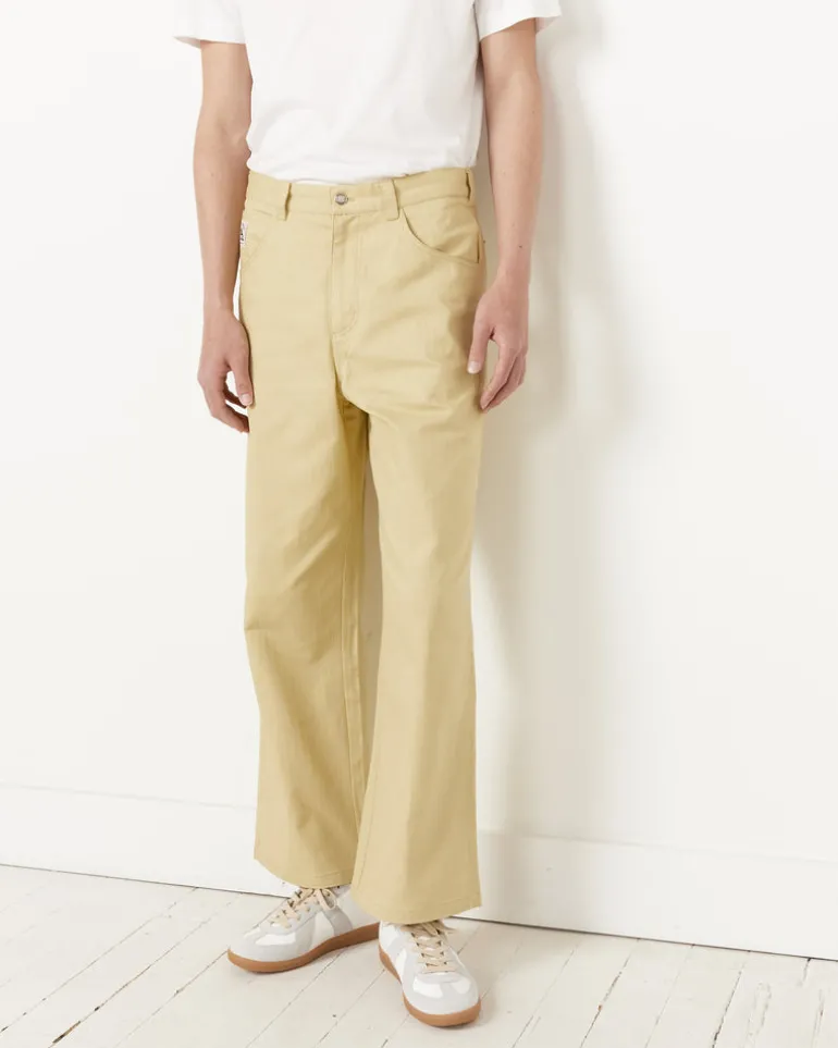 Herringbone Knolly Brook Trouser in Green
