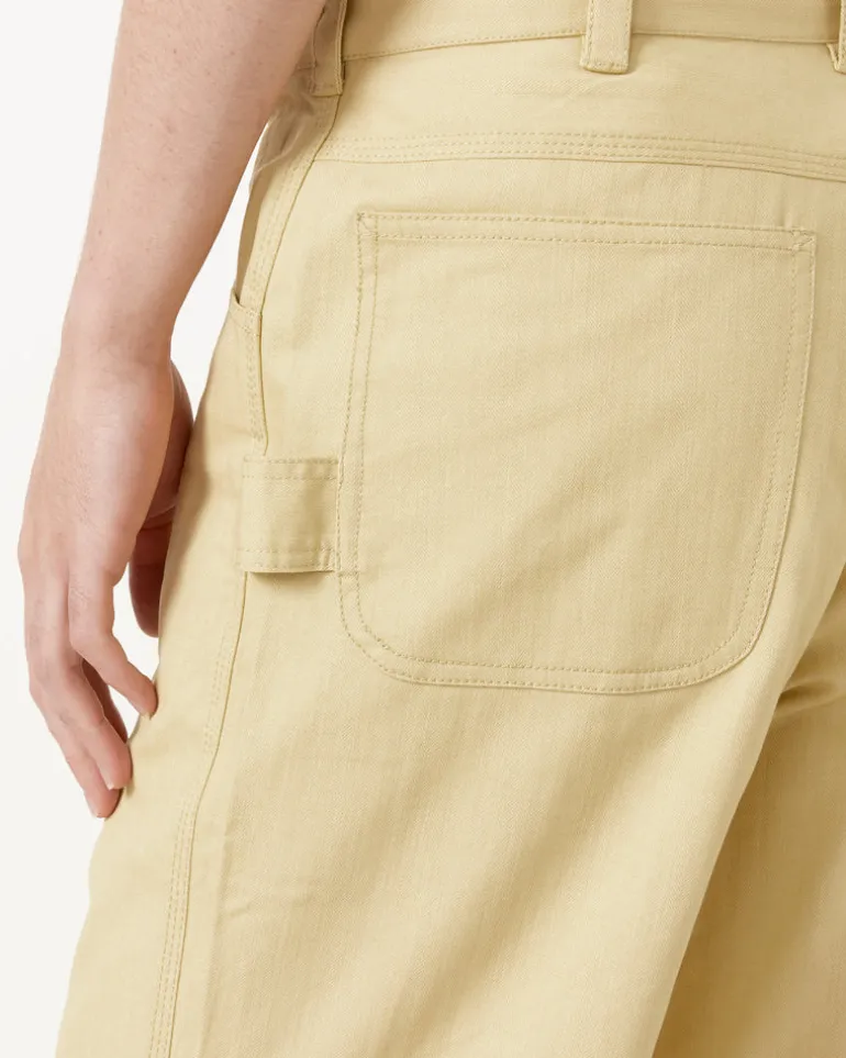 Herringbone Knolly Brook Trouser in Green