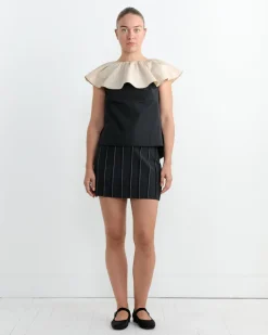 Ivo Mini Skirt in Pintuck