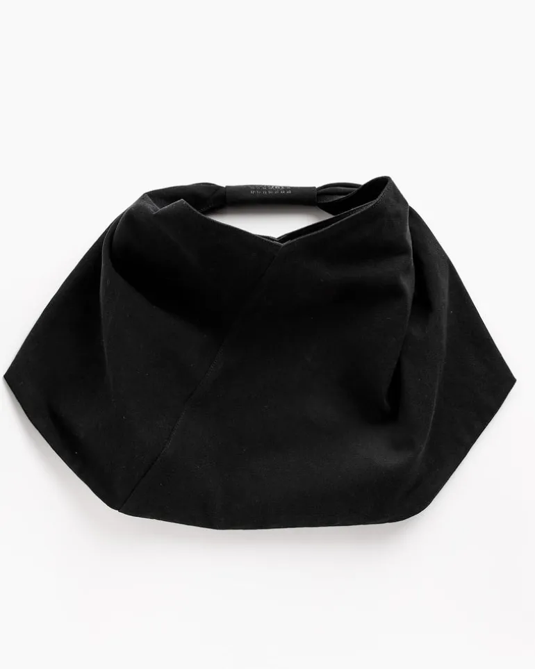 Japanese Draped Bag in Black