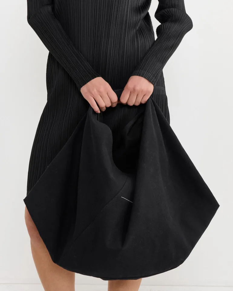 Japanese Draped Bag in Black