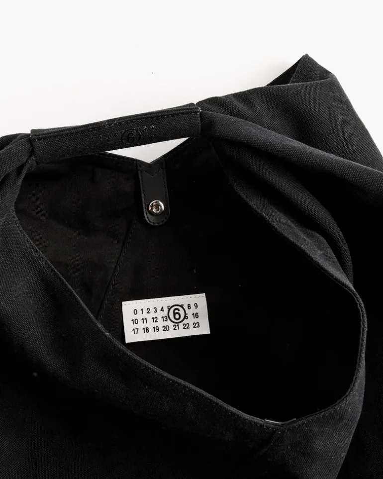 Japanese Draped Bag in Black
