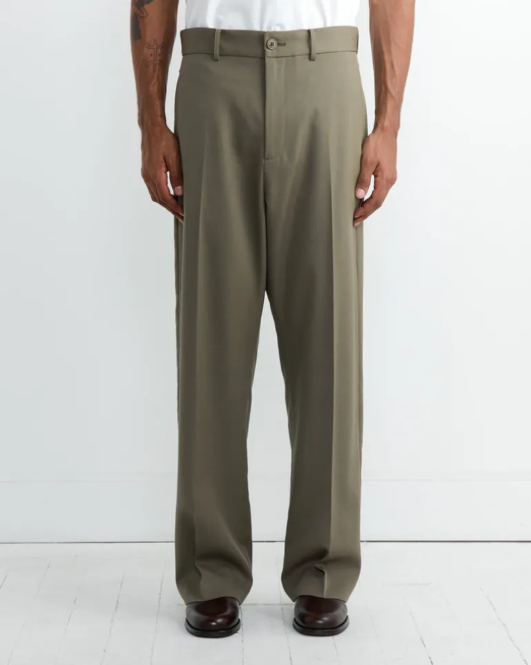 Jazz Pant Wool Gabardine in Sage