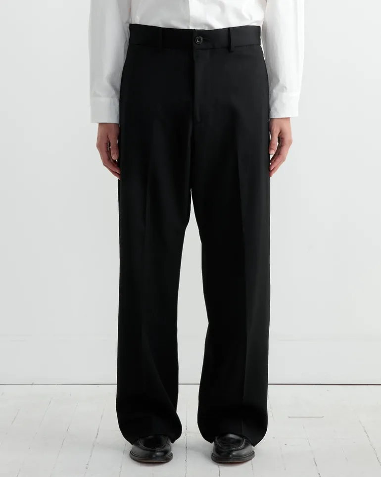 Jazz Pant Wool Gabardine in Black