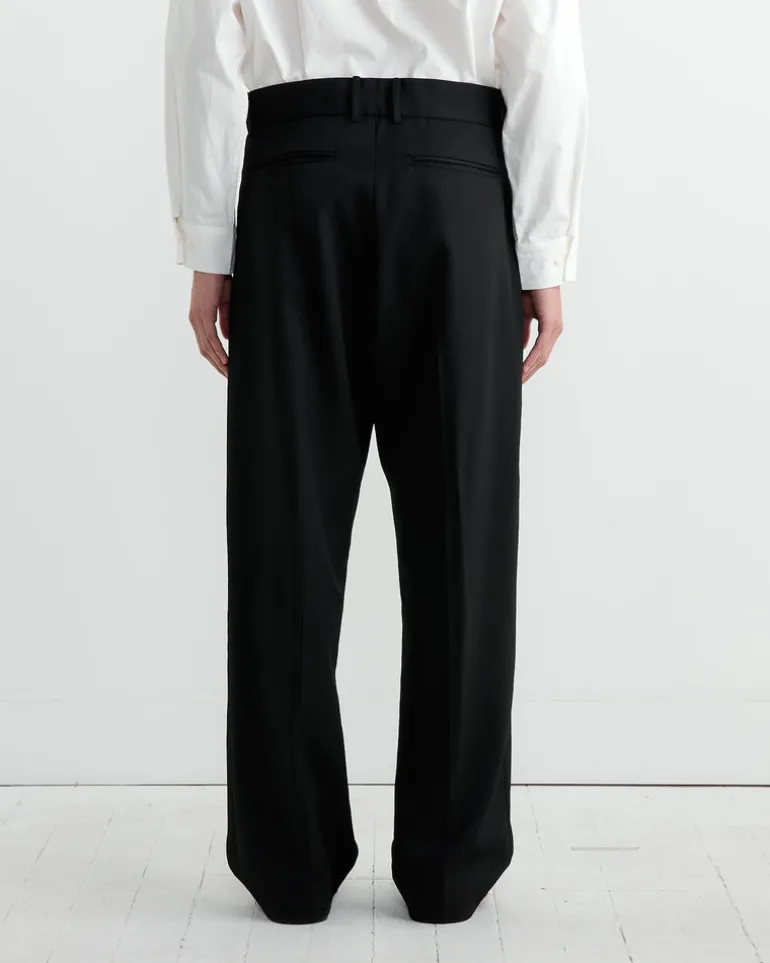Jazz Pant Wool Gabardine in Black