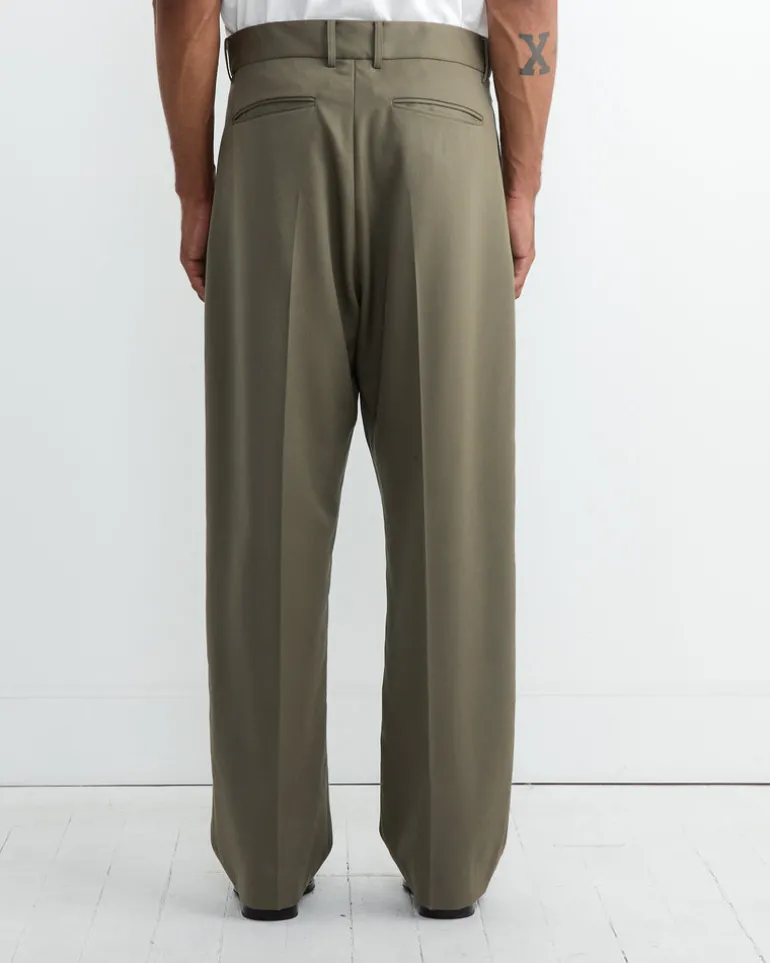 Jazz Pant Wool Gabardine in Sage