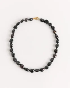 Jean Necklace in Black/Gold