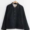 Kantha Cropped Jacket in Black/Ecru