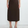 Kari Skirt in Dark Khaki