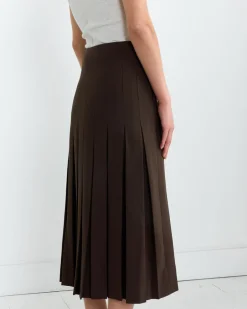 Kari Skirt in Dark Khaki