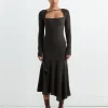 Kira Dress in Khaki