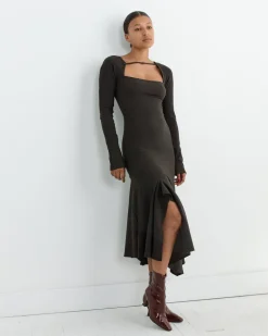 Kira Dress in Khaki