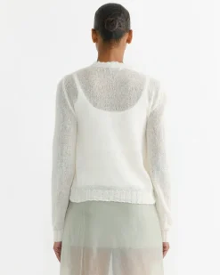 Kiss Cardigan in White