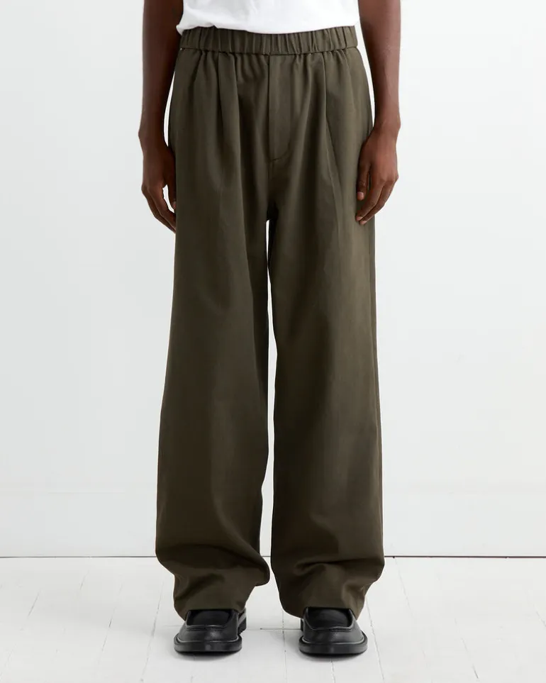 Kogai Pant in 11oz Overdyed Twill Olive