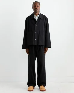 Kogai Pant in 11oz Overdyed Twill Black