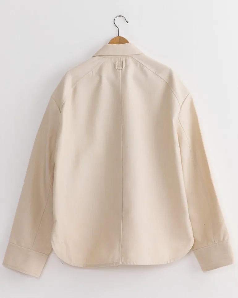 La Chemise Bateau Shirt in Light Beige
