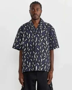 La Chemise Jean Shirt in Navy/Black