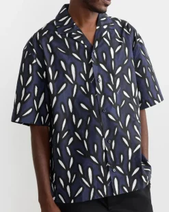 La Chemise Jean Shirt in Navy/Black