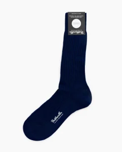 Laburnum Short Socks in Dark Blue