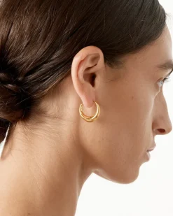Large Sigrid Hoops in 18K Gold