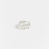 Lava Band Ring in Sterling Silver