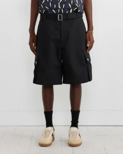 Le Cargo Bermuda Short in Black