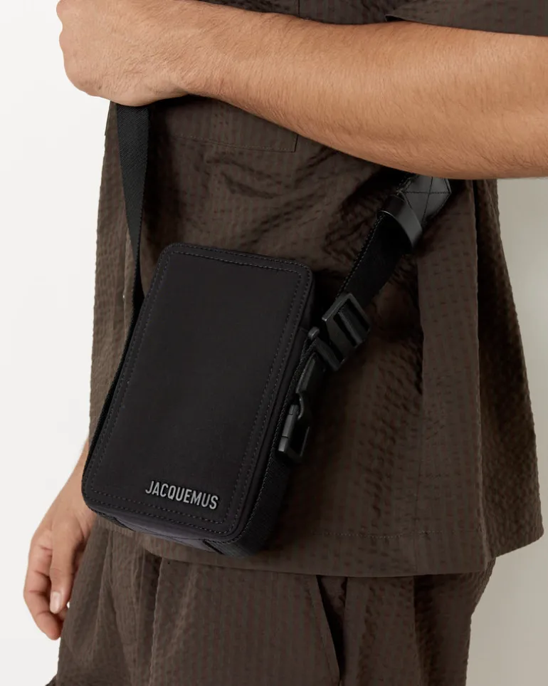 Le Cuerda Vertical Bag in Black