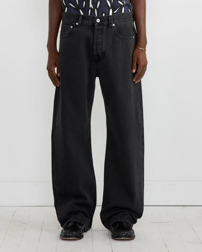 Le De Nimes Droit Pant in Black